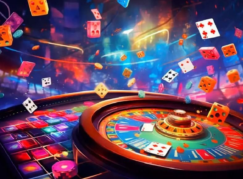 Suasana meja Live Casino slotidr dengan dealer profesional siaran langsung